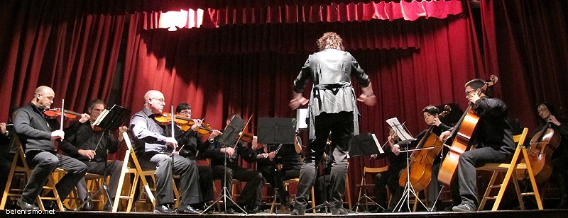 La Orquesta 207, en un momento de su actuación.