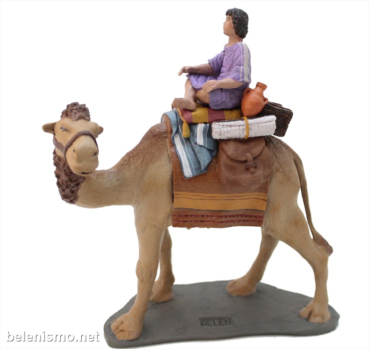 Camello con carga y niño Nº 2