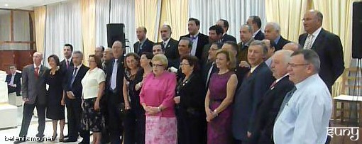 Foto de grupo de los Presidentes de Asociaciones Federadas