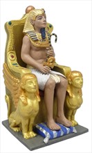 Trono del Faraón egipcio