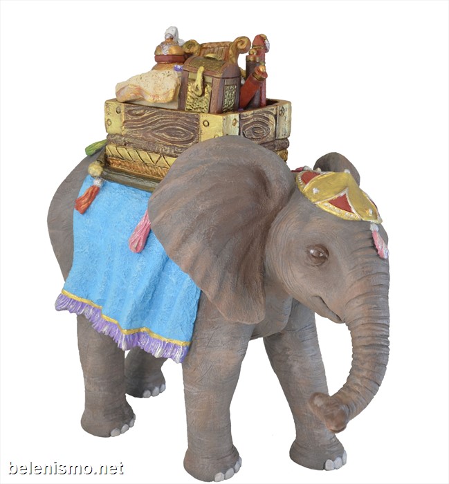 Elefante bebé con regalos